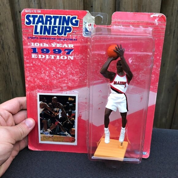 Vintage 1997 Starting Lineup NBA Figure With Topps Card Kenny Anderson - Picture 1 of 4